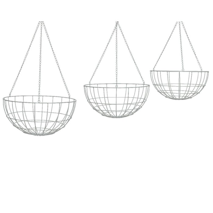 SET 3 MEZZE SFERE METLLO WHITE